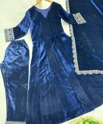 New Designer Party Wear Gown   With Pent Dupatta