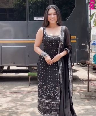 New Designer Wear Heavy Chine Sequence Work 3 Pis Suit Set