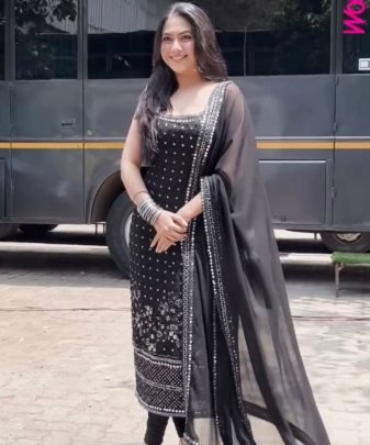 New Designer Wear Heavy Chine Sequence Work 3 Pis Suit Set