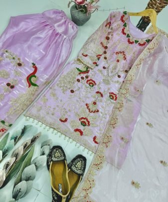 New Designer Wear Heavy Embroidery Chine Sequence Party Wear Collection