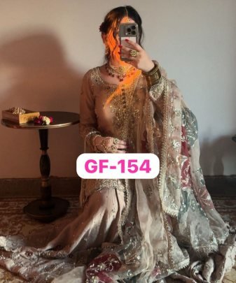 New Designer Wear Heavy Work 3 Pis Suit Set