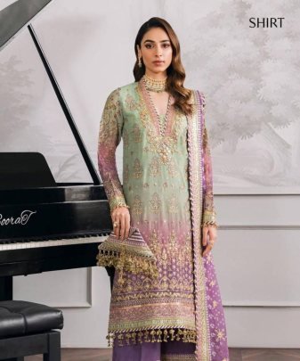 New Designer Wear Heavy Work 3 Pis Suit Set