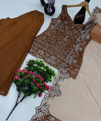 Party Wear Designer 3 Pis Suit Collection