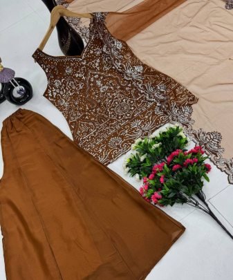 Party Wear Designer 3 Pis Suit Collection