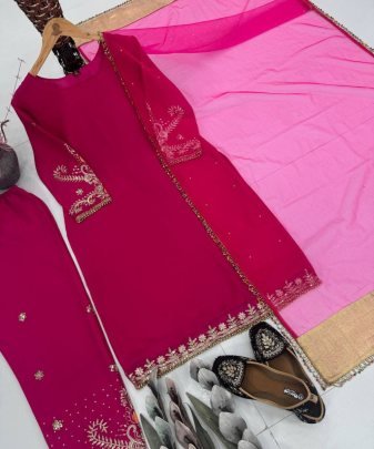 Party Wear Designer 3 Pis Suit Collection